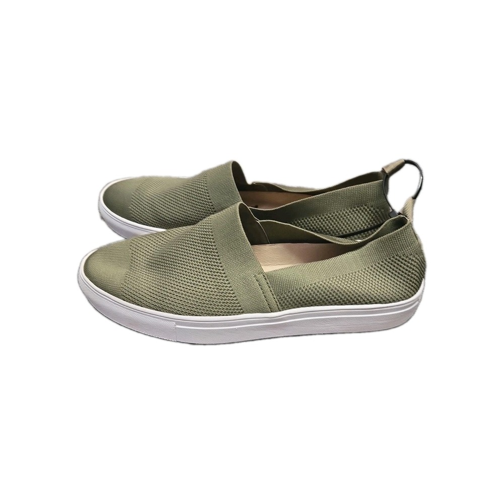 Sam Edelman Slip On Olive  SANTINO Lightweight Sneaker Boat Loafer Mens 8.5